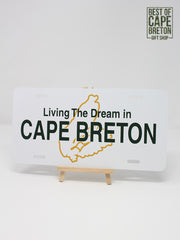License Plate (Living The Dream In Cape Breton)