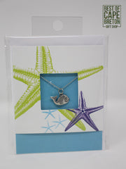 Pewter Necklace (Whale Charm CD-42)
