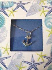 Pewter Necklace (Anchor Charm CD-38)