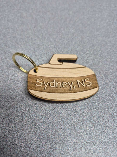 Keychain (Curling Rock Sydney, NS)