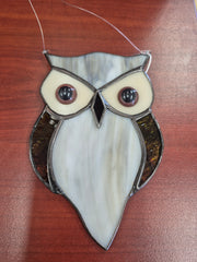 stained glass owl