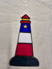 stained glass acidian lighthouse