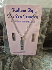 Moon Necklace and Earrings
