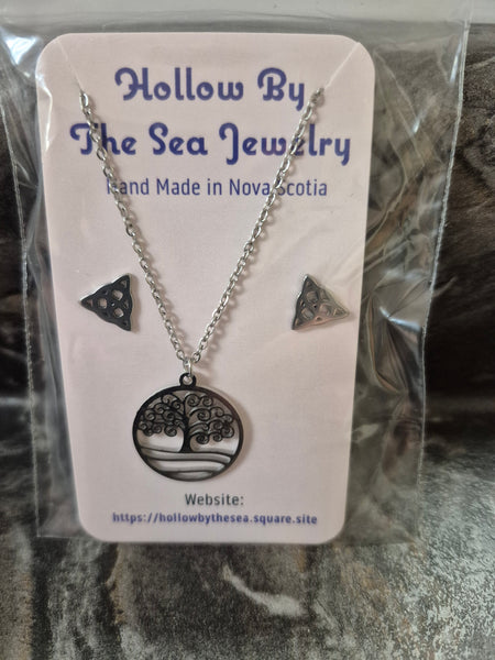 Tree of Life Necklace and Earrings
