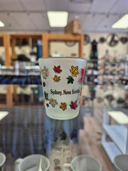 Shot Glass Fall Leaves Sydney, NS
