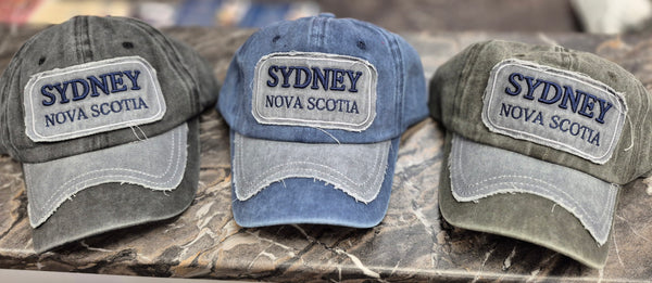 Sydney weathered cap - Black