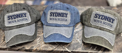 Sydney weathered cap - Black