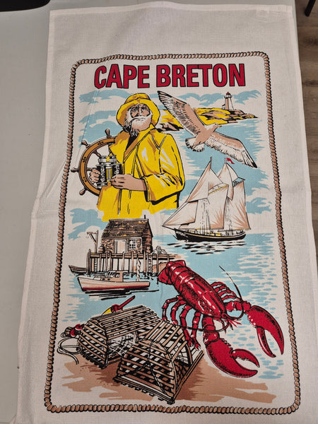 Tea Towel Nautical Cape Breton