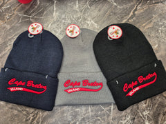 Toque - Cape Breton Island Red Lettering (Blue)