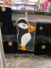 Puffin Glass Ornament