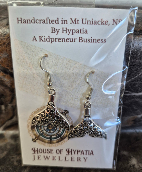 Earrings - Whale Tail
