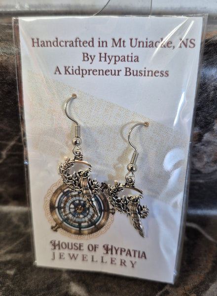 Earrings - Moon Witch