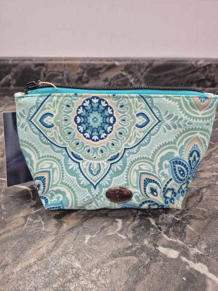 Purse - The Travel Pouch (teal paisley)