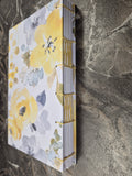 Exposed Stitch Book (yellow floral)