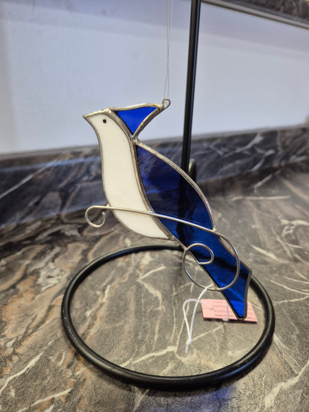 Stained Glass (Small Blue Jay)
