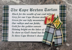 Lapel Pin (Cape Breton Flag/ Canada Flag)