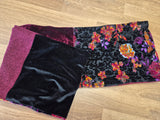 Patchwork Infinity Scarf - Pink & Black