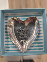 Charm Bowl - 2.5" Grateful Heart (BWL-48)