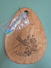 Dragonfly Teardrop Board w/Sunflower Pate