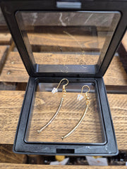 Earrings - Hammered Arcs | 18k Gold Plated Findings