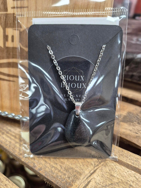Necklace - Obsidian