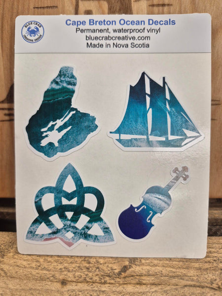 Cape Breton Ocean Decals