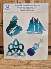 Cape Breton Ocean Decals