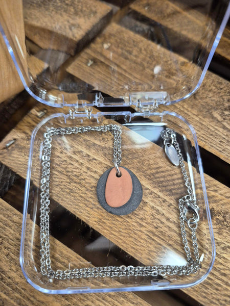 Necklace - Polychrome Jasper  Two Piece Pendant