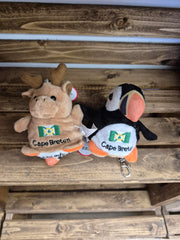 Keychain ( plush Puffin / Moose)