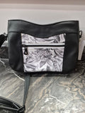 Purse - The Eva Crossbody (black & white)