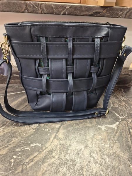 Purse - The Willow Woven (navy)