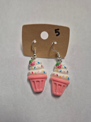 Earrings - Cupcake Dangles