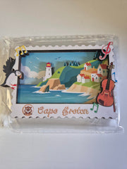 Cape Breton Stamp Style 3D Magnet