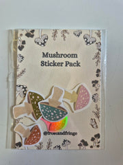 Mushroom Mini Sticker Pack (5)