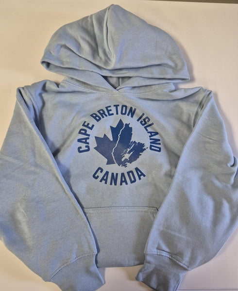 Cape Breton Island Canada Youth Hoodie (Light Blue)