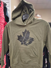 Cape Breton Youth Hoodie (Military Green)
