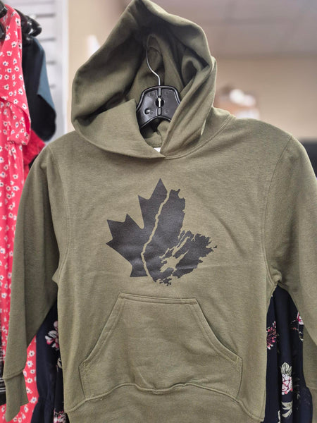 Cape Breton Youth Hoodie (Military Green)