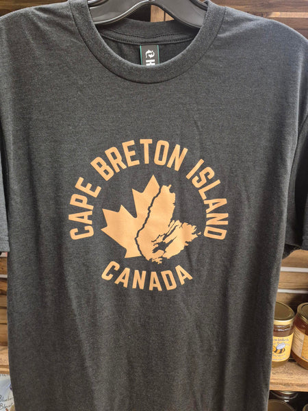 Cape Breton Island Canada T-Shirt (Onyx Frost)