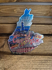 Cape Breton Shaped Scenic Magnet