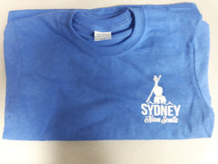 Youth Heather Blue Sydney Fiddle T-shirt