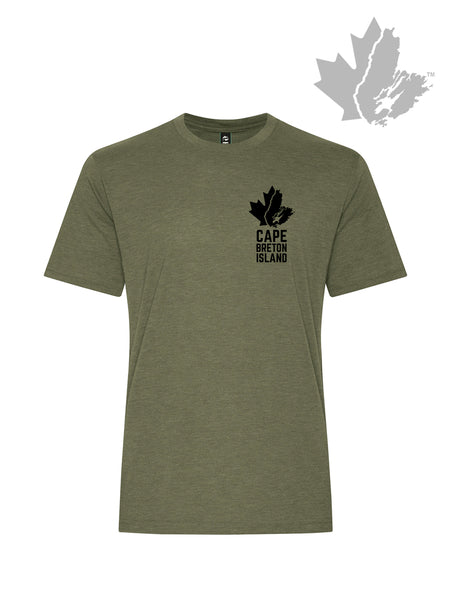 Cape Breton Island Logo T-Shirt (Military Frost)