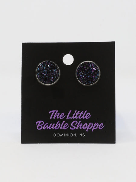 Earrings Stud (Midnight)