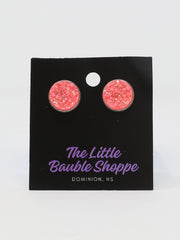 Earrings Stud (Orange)