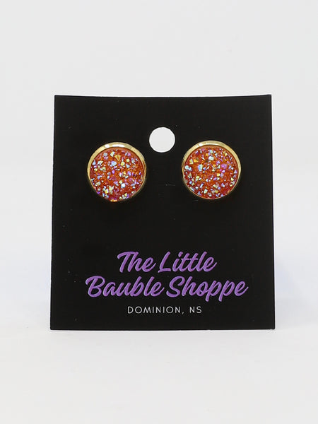 Earrings Studs (Peach)