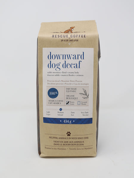 Coffee - Downward Dog (Decaf) 454Grams/ Organic/ Bean