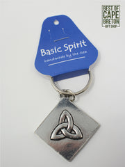Pewter Keychain (Celtic Knot KC 82)