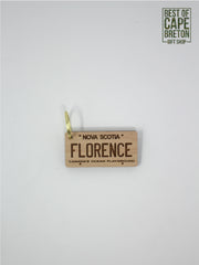 Wood Keychain (Florence)