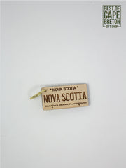 Wood Keychain (Nova Scotia)
