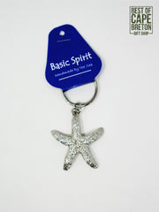 Pewter Keychain (Starfish kc 338)