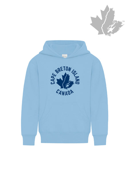 Cape Breton Island Canada Youth Hoodie (Light Blue)